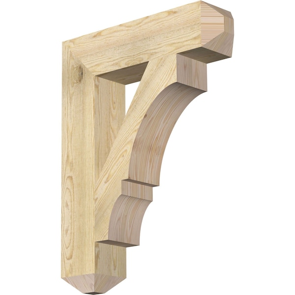Ekena Millwork Balboa Craftsman Rough Sawn Bracket, Douglas Fir, 6"W x 26"D x 34"H BKT06X26X34BOA04RDF - main